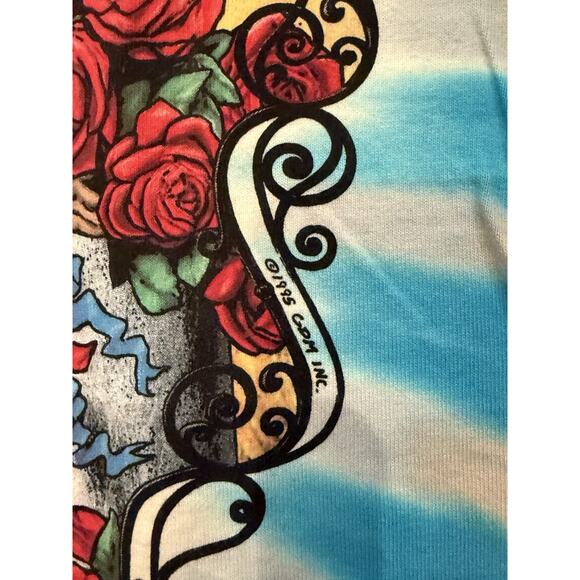 Vintage 90s LIquid Blue GRATEFUL DEAD 1965-1995 T Shirt Men Large Short Sleeve - Picture 3 of 10